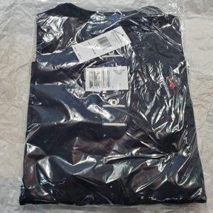 Cotton Mesh Henley Shirt